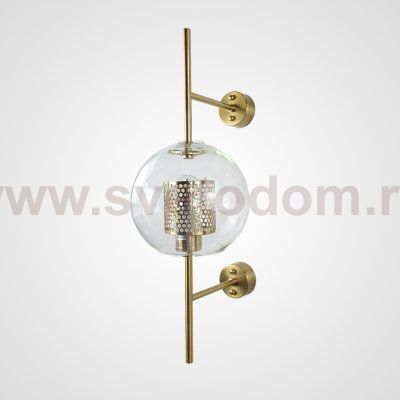 Настенный светильник CATCH WALL ball D55 brass ImperiumLoft 186792-26