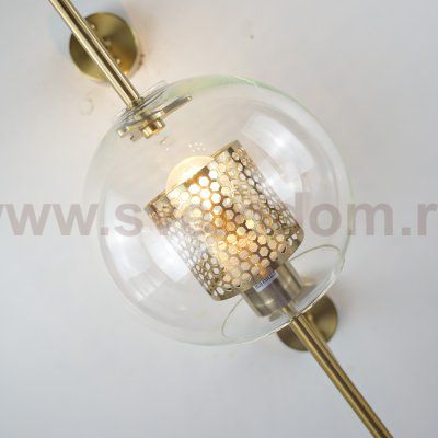 Настенный светильник CATCH WALL ball D55 brass ImperiumLoft 186792-26