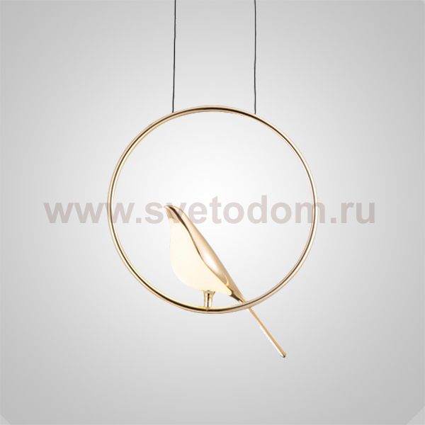 Подвесной светильник NOMI 1 gold black 3000К ImperiumLoft 186803-23