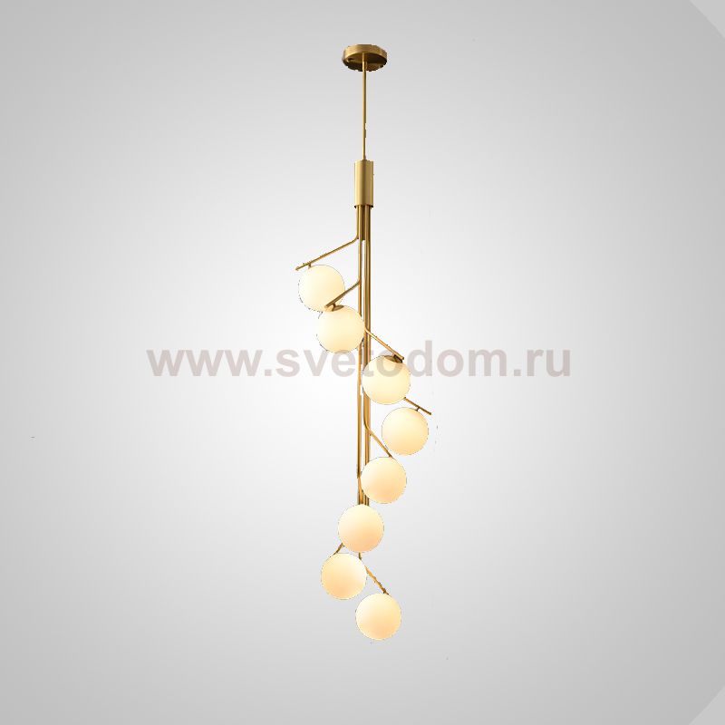 Подвесной светильник SHIRLEY 8 brass ImperiumLoft 186811-23