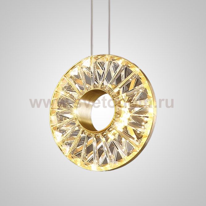 Подвесной светильник GODIVA brass 4000К ImperiumLoft 186815-23