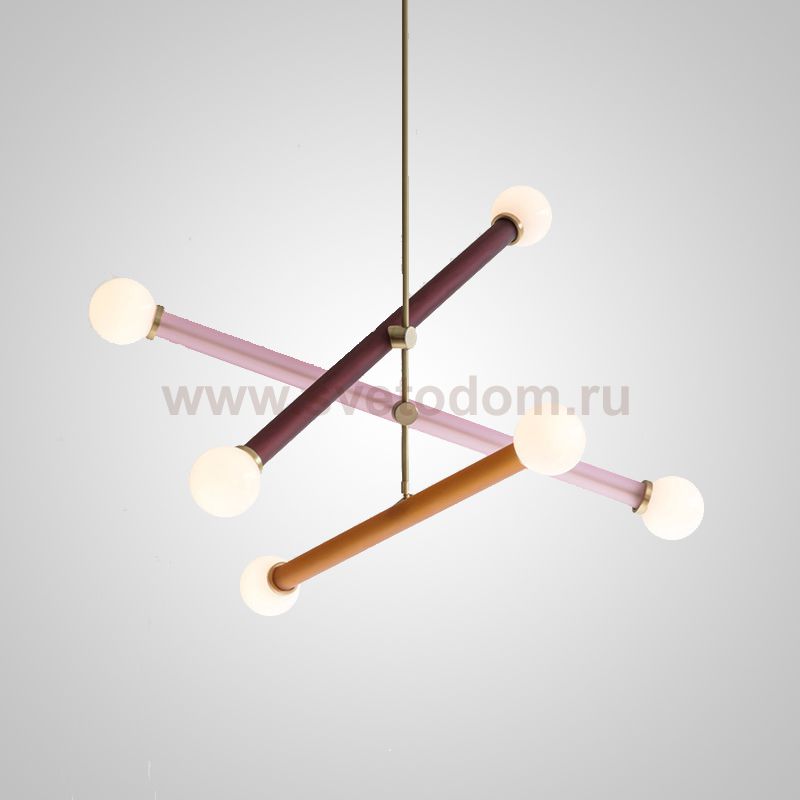 Подвесной светильник PAXTON black orange pink ImperiumLoft 186827-23