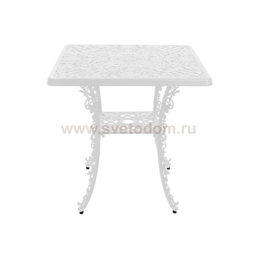 Стол Aluminium Square White
