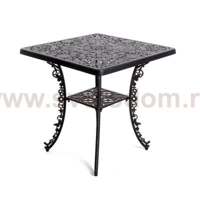 Стол Aluminium Square Black