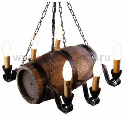 Люстра БОЧОНОК 6хЕ14х40Вт 187-64-16