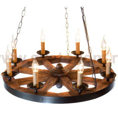 Люстра АЙВЕНГО 8хЕ14х40Вт  187-64-18