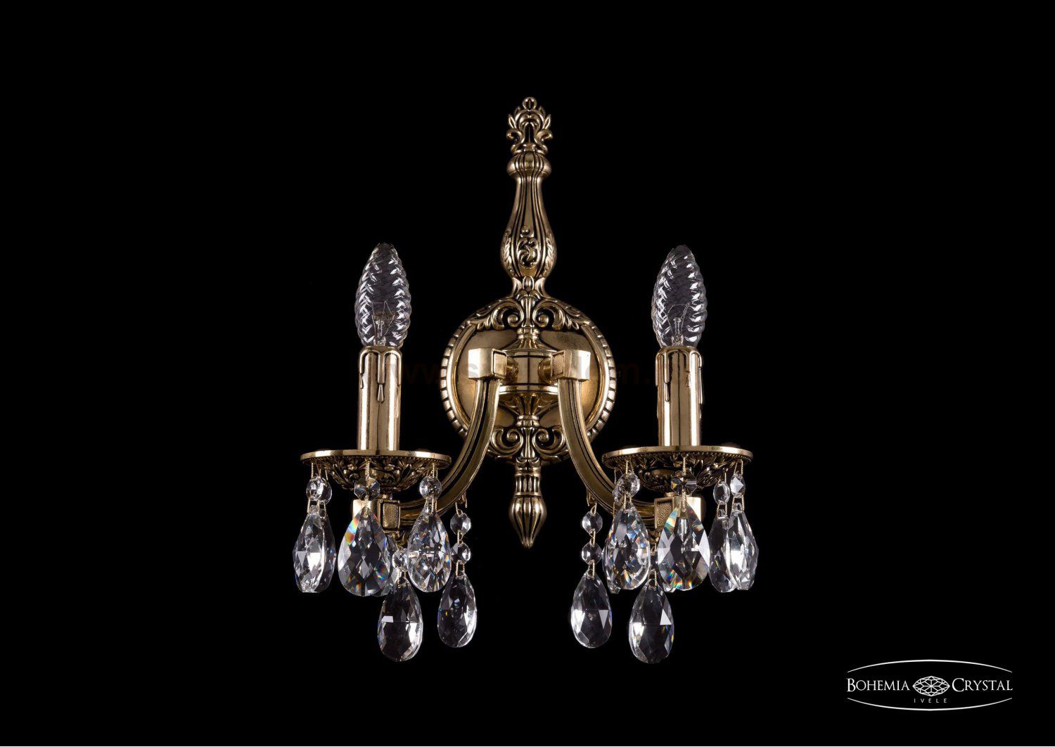 Светильник настенный бра Bohemia Ivele 1871/2/150/A/GB