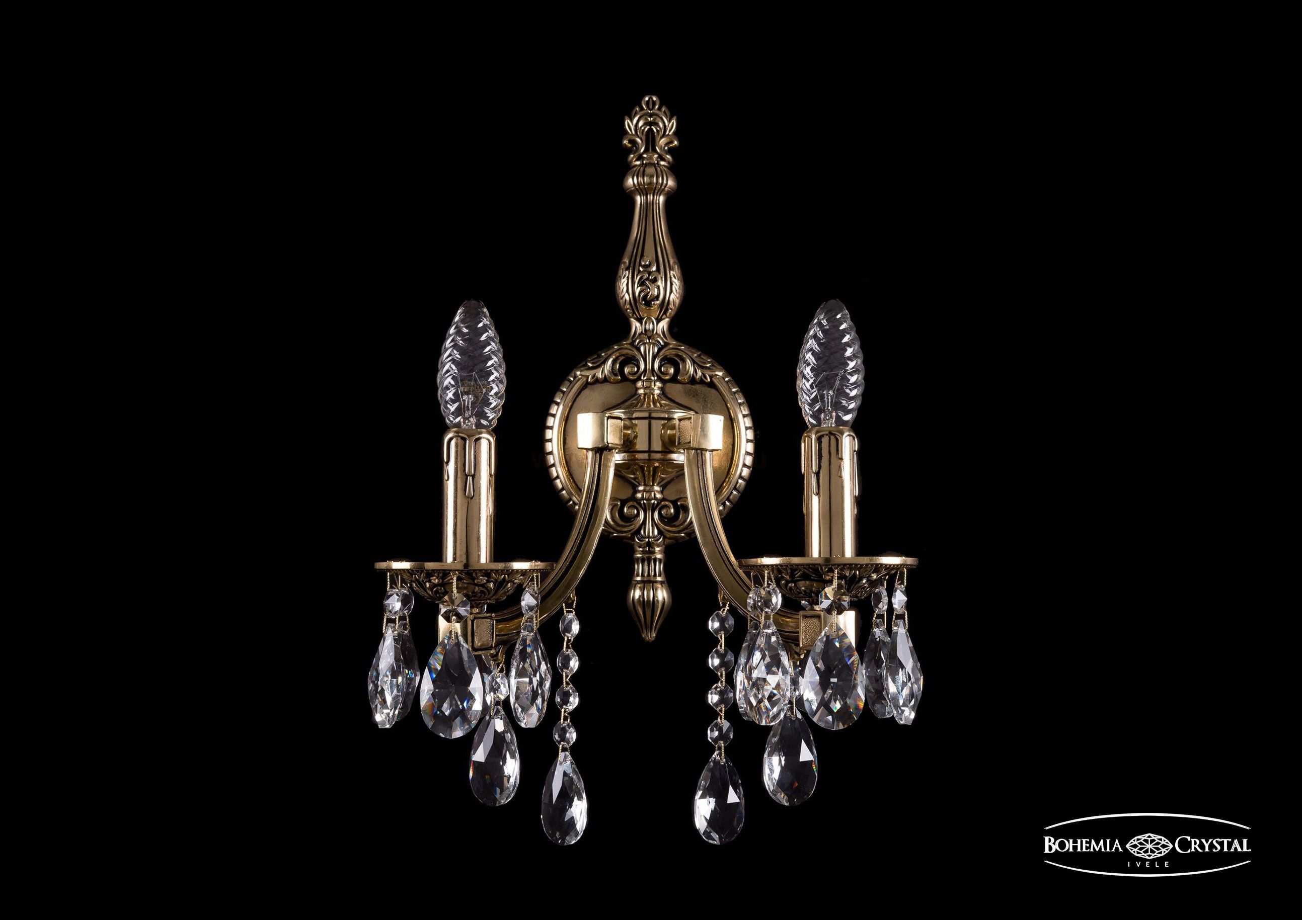 Светильник настенный бра Bohemia Ivele 1871/2/150/B/GB