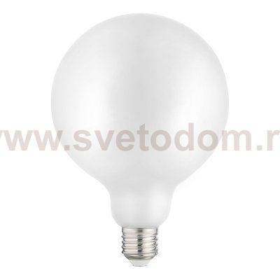 Лампа Gauss Filament G125 10W 1070lm 3000К Е27 milky диммируемая LED (187202110-D)