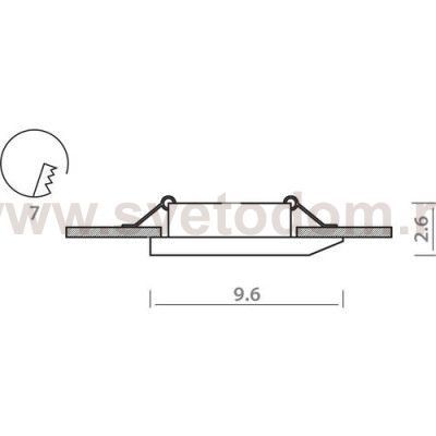 Светильник точечный Divinare 1874/03 PL-1 ORBITE