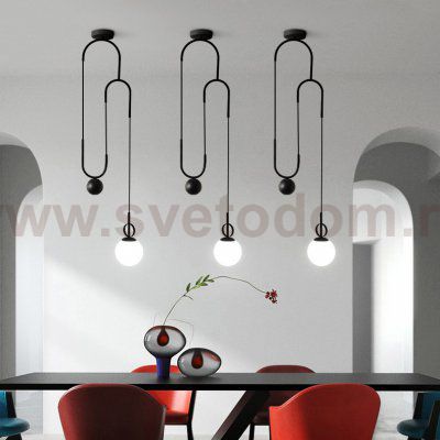 Подвесной светильник NEWTON BLACK ImperiumLoft 187975-23