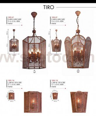 Люстра Favourite 1884-6P Burg