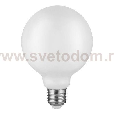 Лампа Gauss Filament G95 10W 1070lm 3000К Е27 milky диммируемая LED (189202110-D)