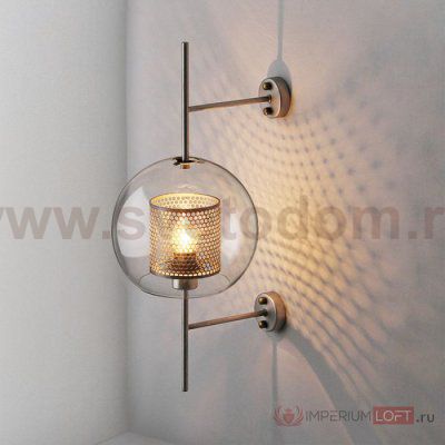 Настенный светильник CATCH WALL ball D58 brass ImperiumLoft 189443-26
