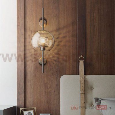 Настенный светильник CATCH WALL ball D58 brass ImperiumLoft 189443-26