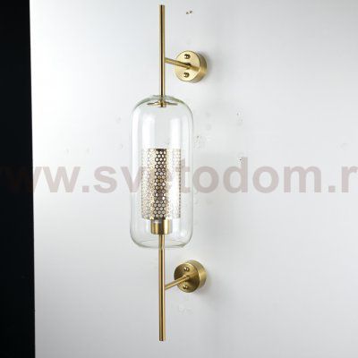Настенный светильник CATCH WALL cylinder L67 brass ImperiumLoft 189446-26