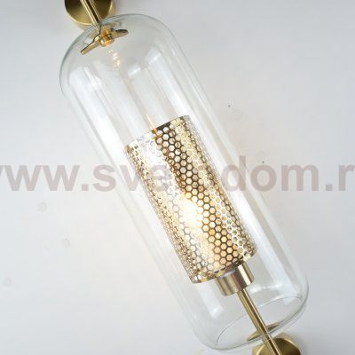 Настенный светильник CATCH WALL cylinder L78 brass ImperiumLoft 189447-26