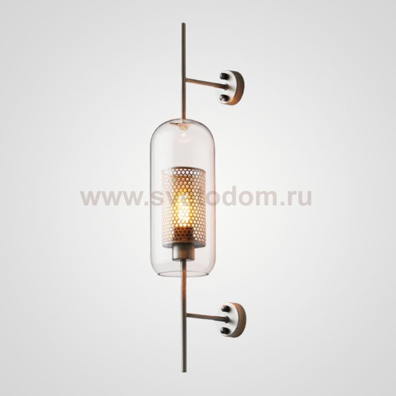 Настенный светильник CATCH WALL cylinder L78 stell ImperiumLoft 189449-26