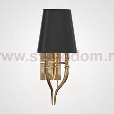 Настенный светильник Crystal Light Brunilde Ipe Cavalli H52 Gold/Black ImperiumLoft 189450-22