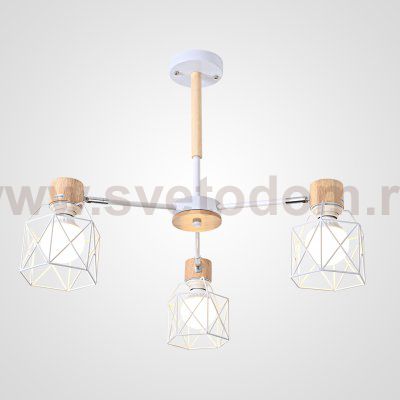 Потолочная люстра CORF B3 White 3 lamps ImperiumLoft 189478-26
