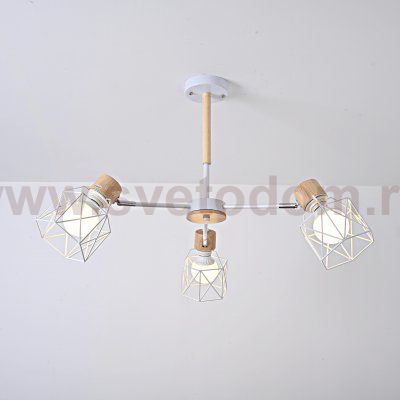 Потолочная люстра CORF B3 White 3 lamps ImperiumLoft 189478-26