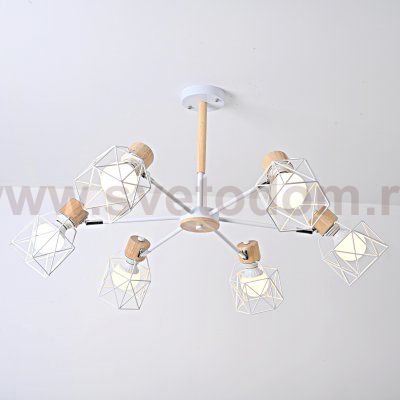 Потолочная люстра CORF B3 White 6 lamps ImperiumLoft 189480-26