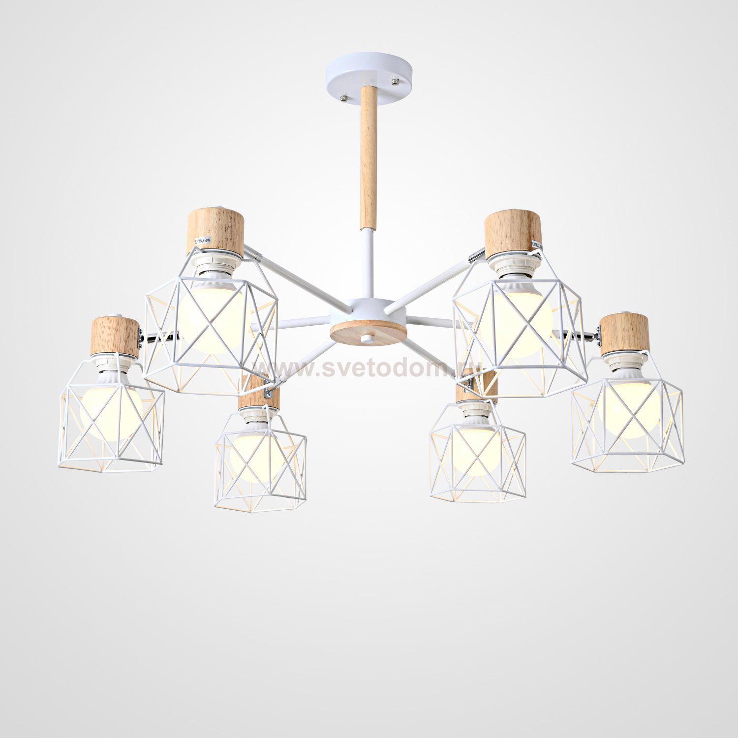 Потолочная люстра CORF B3 White 6 lamps ImperiumLoft 189480-26