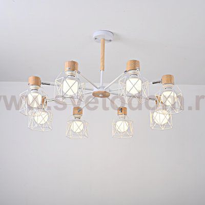 Потолочная люстра CORF B3 White 8 lamps ImperiumLoft 189481-26