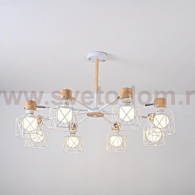 Потолочная люстра CORF B3 White 8 lamps ImperiumLoft 189481-26