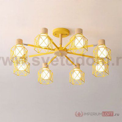 Потолочная люстра CORF B3 Champagne 5 lamps ImperiumLoft 189487-26