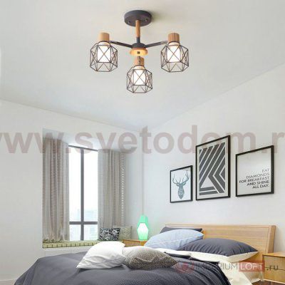 Потолочная люстра CORF B3 Champagne 8 lamps ImperiumLoft 189489-26