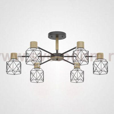 Потолочная люстра CORF B3 Gray 6 lamps ImperiumLoft 189492-26