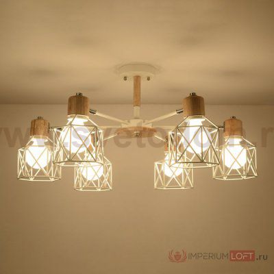 Потолочная люстра CORF B3 Yellow 5 lamps ImperiumLoft 189495-26