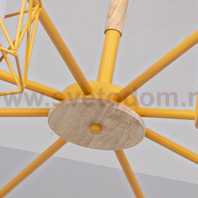 Потолочная люстра CORF B3 Yellow 8 lamps ImperiumLoft 189497-26