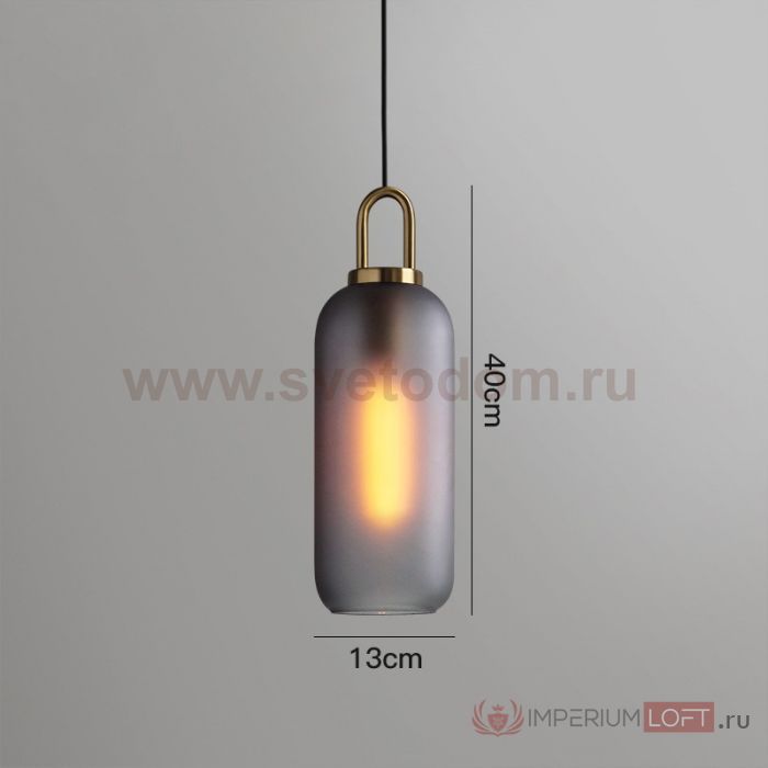 Подвесной светильник GAUSS 40 Серый ImperiumLoft 189527-26