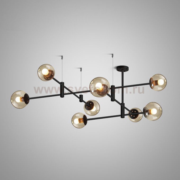 Подвесная люстра GAP черный ImperiumLoft 189552-26