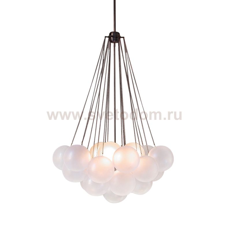 Люстра подвесная AGDA 20 черный ImperiumLoft 189553-26