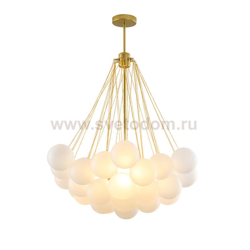 Люстра подвесная AGDA 37 золото ImperiumLoft 189554-26