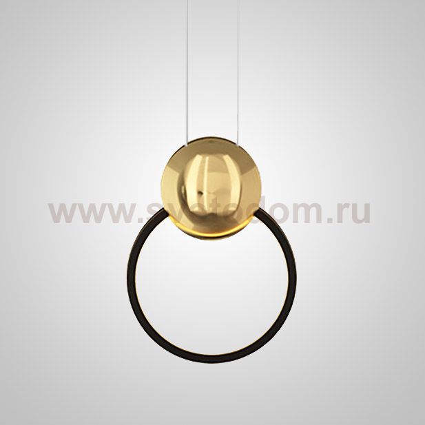 Подвесной светильник SIGHT black brass ImperiumLoft 189570-23
