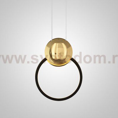 Подвесной светильник SIGHT black brass ImperiumLoft 189570-23