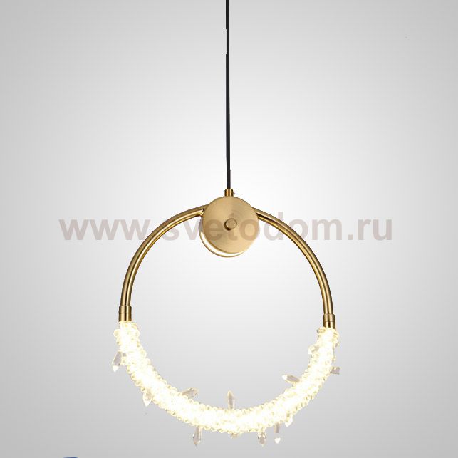 Подвесной светильник ACOSTA brass D 36 ImperiumLoft 189590-23