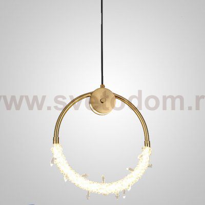 Подвесной светильник ACOSTA brass D 56 ImperiumLoft 189592-1