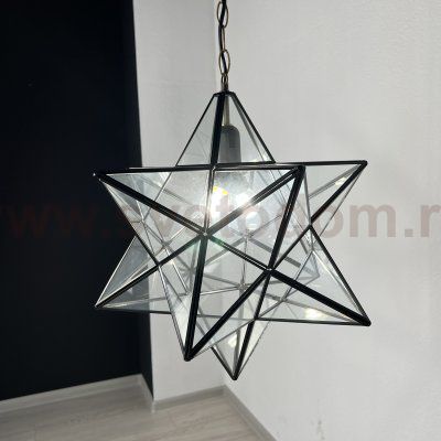 Люстра Black Star Clear Glass 40 см ImperiumLoft 189643-26