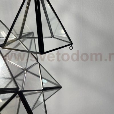 Люстра Black Star Clear Glass 40 см ImperiumLoft 189643-26