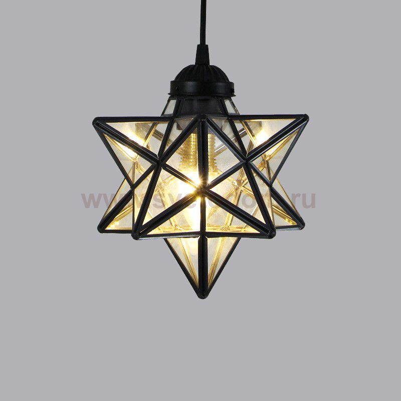 Люстра Black Star Clear Glass 20 см ImperiumLoft 189646-26