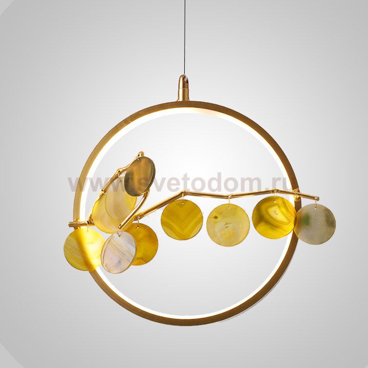 Подвесной светильник AGATE 10 yellow D33 ImperiumLoft 189667-23