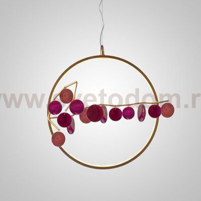Подвесной светильник AGATE 10 purple D60 ImperiumLoft 189669-23