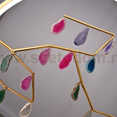 Подвесной светильник AGATE 10 multicolour D60 ImperiumLoft 189670-23