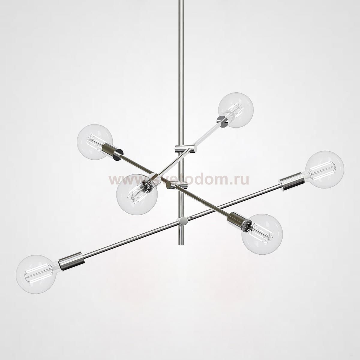 Люстра LF Studio Cliff Pendant 6 Chrome ImperiumLoft 189700-22