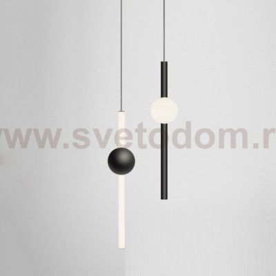 Подвесной светильник broom ORION GLOBE LIGHT Black D L910 ImperiumLoft 189785-22